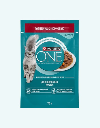 Корм для взрослых кошек PURINA ONE 