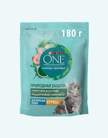 Корм сухой для взрослых кошек PURINA ONE