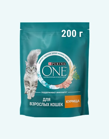 Корм сухой для взрослых кошек PURINA ONE 