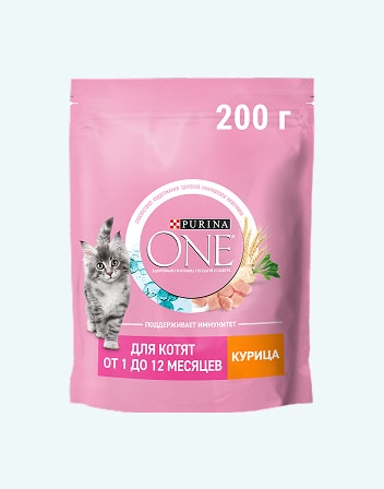 Корм сухой для котят PURINA ONE