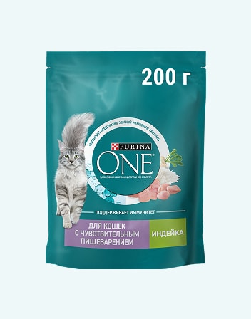 Корм сухой для взрослых кошек PURINA ONE
