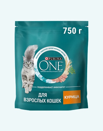 Корм сухой для взрослых кошек PURINA ONE 