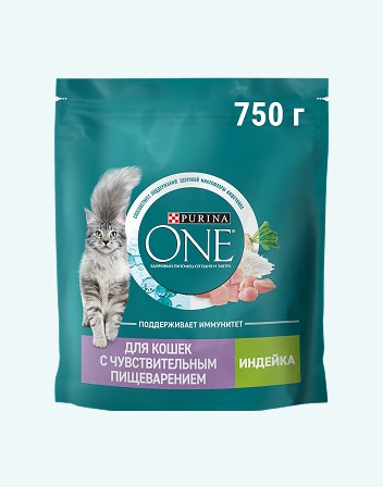 Корм сухой для взрослых кошек PURINA ONE 