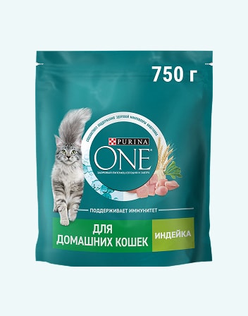Корм сухой для взрослых кошек PURINA ONE 