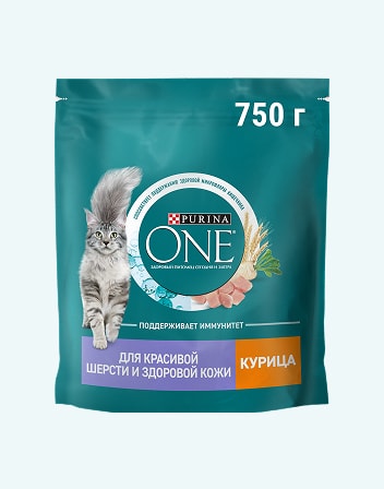 Корм сухой для взрослых кошек PURINA ONE 