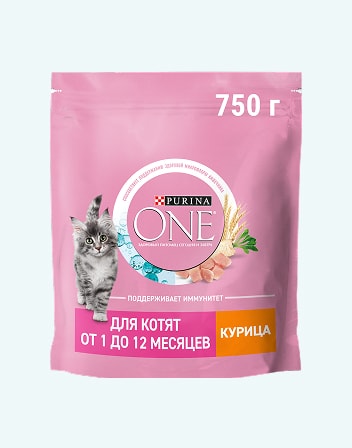 Корм сухой для котят PURINA ONE 