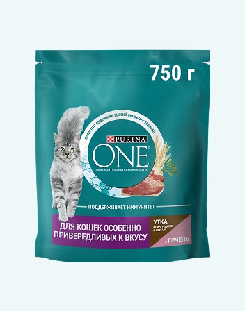 Корм сухой для взрослых кошек PURINA ONE 