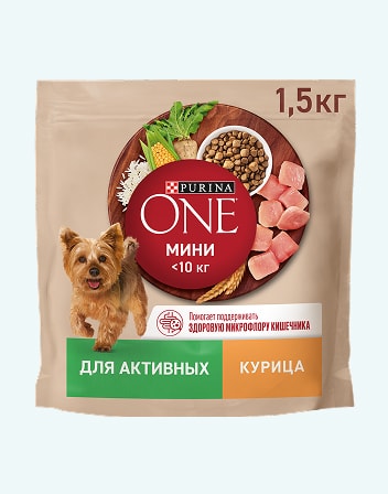 Корм сухой для взрослых собак PURINA ONE 