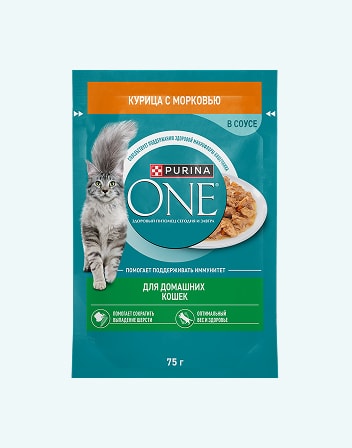 Корм для взрослых кошек PURINA ONE 