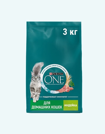 Корм сухой для взрослых кошек PURINA ONE 