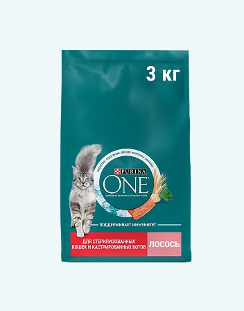 Корм сухой для взрослых кошек PURINA ONE 