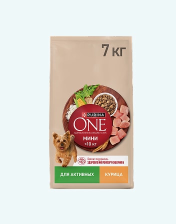 Корм сухой для взрослых собак PURINA ONE 