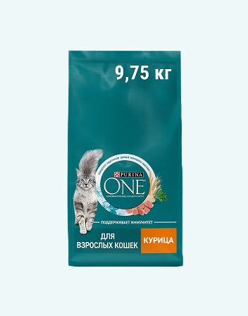 Корм сухой для взрослых кошек PURINA ONE 