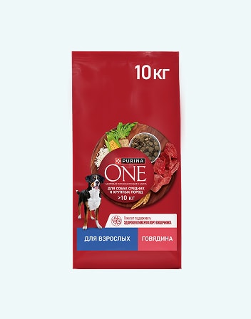 Корм сухой для взрослых собак PURINA ONE 