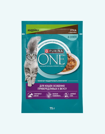 Корм для взрослых кошек PURINA ONE