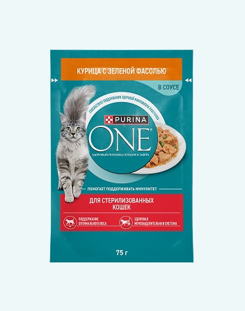 Корм для взрослых кошек PURINA ONE